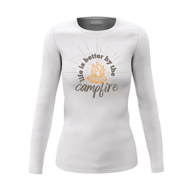 Life Is Better Campfire Women Long Sleeve Shirt